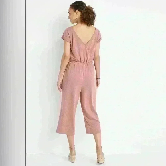 Maurices 24/7 French Terry Reversible Short Sleeve Jumpsuit Size Small - Picture 4 of 12